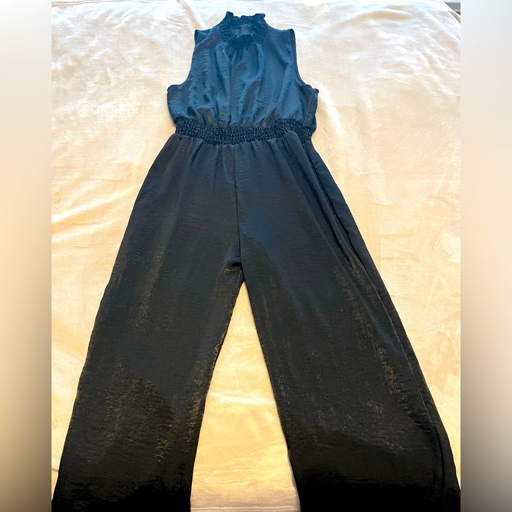 Elegant Black Sleeveless Jumpsuit
